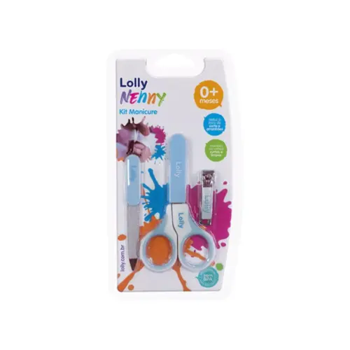 KIT MANICURE LOLLY AZUL 7321