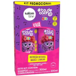 KIT SHAMPOO+CONDICIONADOR KIDS SALON LINE UVA 300ML+200ML