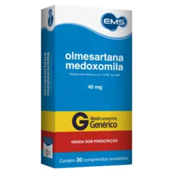 OLMESARTANA  MEDOXOMILA 40MG C/30 COMPRIMIDOS REVESTIDOS EMS