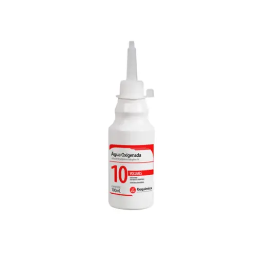 ÁGUA OXIGENADA 10 VOLUMES RIOQUÍMICA 100ML