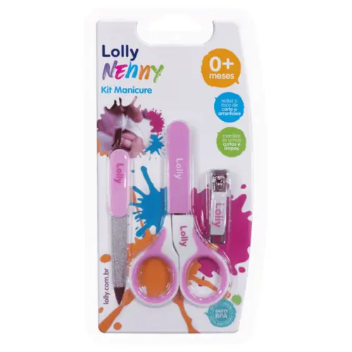 KIT MANICURE LOLLY ROSA 7321