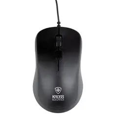 MOUSE  COM FIO KROSS ELEGANCE USB KE-M095 PRETO