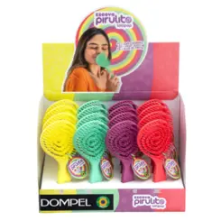ESCOVA DE CABELO PIRULITO DOMPEL  MORANGO
