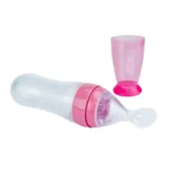 COLHER DOSADORA PARA PAPINHA ROSA PIMPOLHO