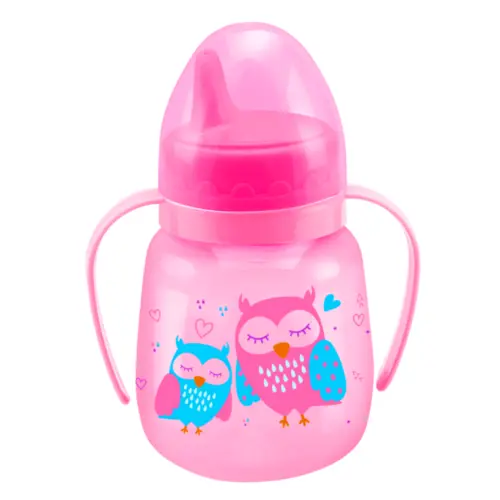 COPO TREINAMENTO  CORUJINHA PETITA ROSA 240ML
