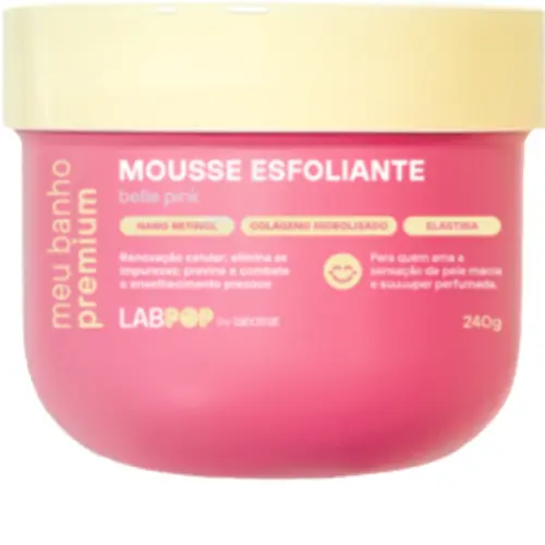 MOUSSE ESFOLIANTE LABOTRAT BELLE PINK 240G