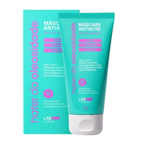 MÁSCARA ANTIACNE LABOTRAT HATER DA OLEOSIDADE 70G