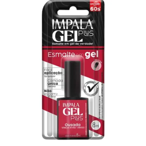 ESMALTE  IMPALA GEL PLUS OUSADIA 8ML