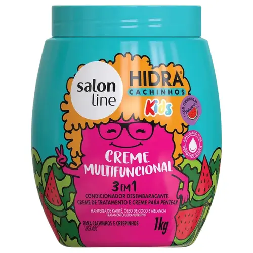 CREME 3 EM 1 KIDS MELANCIA CACHINHOS SALON LINE 1KG