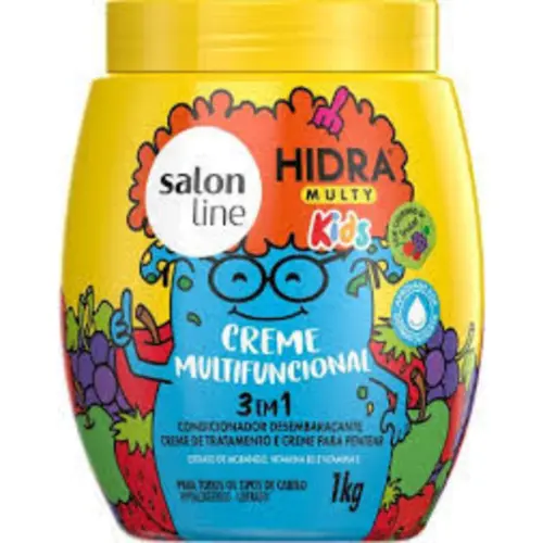 CREME 3 EM 1 KIDS FRUTAS SALON LINE 1KG