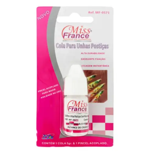 COLA PARA UNHAS POSTIÇAS MISS FRANCE 0571