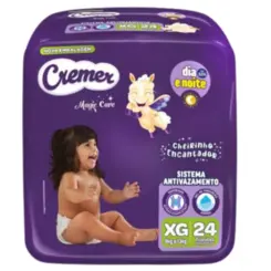 FRALDA CREMER JUMBO XG C/24 UNIDADES