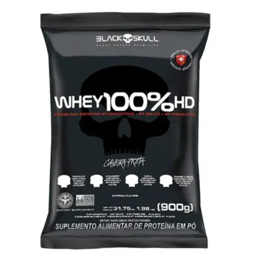 WHEY 100% BLACK SKULL CHOCOLATE 900G