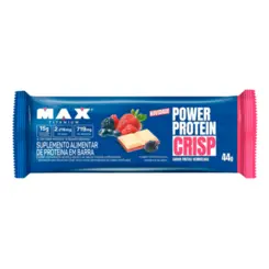 BARRA DE PROTEÍNA MAX TITANIUM FRUTAS VERMELHAS 45G