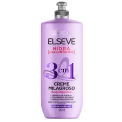 CREME MILAGROSO 3 EM 1 ELSEVE HIALURÔNICO 500ML