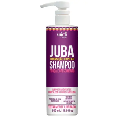 SHAMPOO JUBA TRANSIÇÃO CAPILAR WIDI CARE 500ML