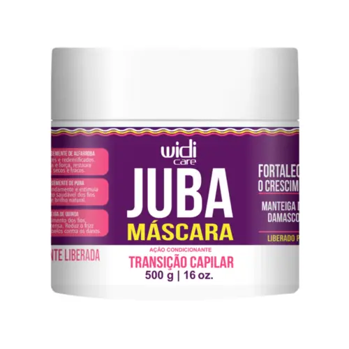 MÁSCARA JUBA TRANSIÇÃO CAPILAR WIDI CARE 500G