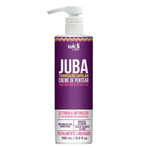 CREME PARA PENTEAR JUBA FINO TRANSIÇÃO CAPILAR WIDI CARE 500ML