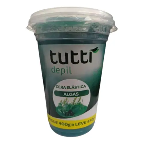 CERA DEPILATÓRIA TUTTI DEPIL ALGAS 400G