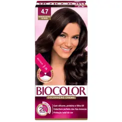 TINTURA BIOCOLOR  4.7 MARROM ESCURO