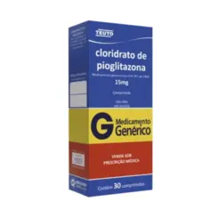 CLORIDRATO  DE PIOGLITAZONA 15MG C/30 COMPRIMIDOS TEUTO