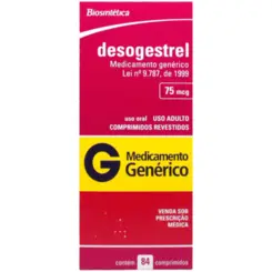 DESOGESTREL 75MCG 84COMPRIMIDOS BIOSINTETICA
