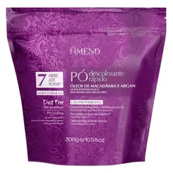 PÓ DESCOLORANTE  ÓLEOS DE  MACADÂMIA E ARGAN 300G