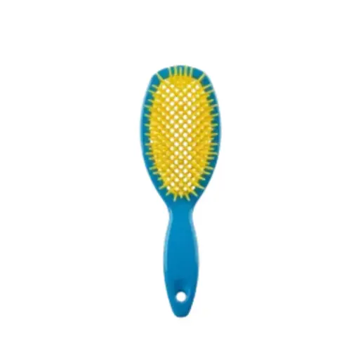 ESCOVA FAVO OVAL AZUL E AMARELO DOMPEL