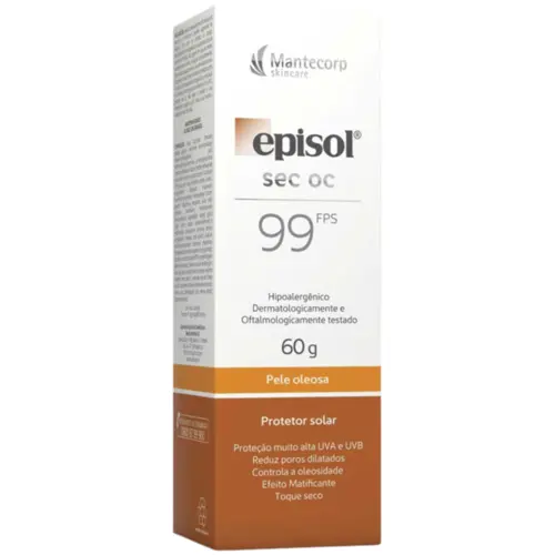 EPISOL PROTETOR SOLAR FACIAL SEC OC FPS99 60G