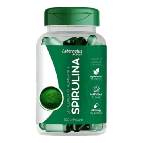 SPIRULINA 500MG C/60 CÁPSULAS LABORNATUS