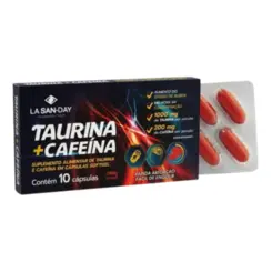 TAURINA + CAFEINA C/10 CÁPSULAS LA SAN DAY