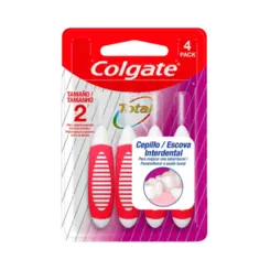 COLGATE ESCOVA DENTAL C/4 UNIDADES  INTERDENTAL