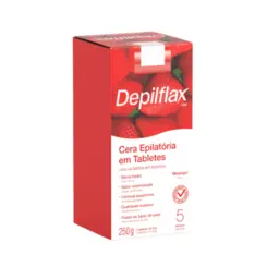 CERA QUENTE DEPILFLAX MORANGO 250G
