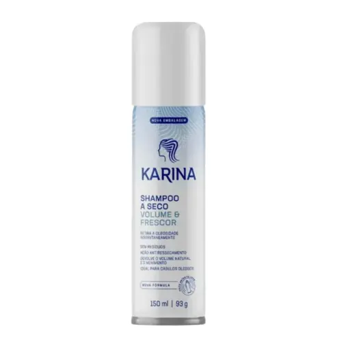 SHAMPOO A SECO VOLUME E FRESCOR KARINA 150ML
