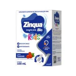 SOLUCÃO ORAL ZINQUA BIO KIDS 100ML