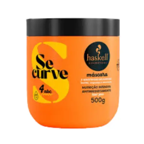 MÁSCARA 3 MANTEIGAS MILAGROSAS HASKELL SE CURVE 500G
