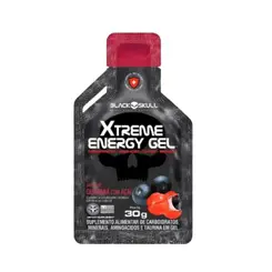 GEL ENERGY  GUARANÁ COM AÇAI BLACK SKULL 30G