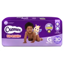 FRALDA CREMER SHORTINHO G/30 UNIDADES