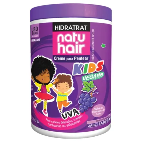 CREME PARA PENTEAR KIDS NATU HAIR UVA 1KG