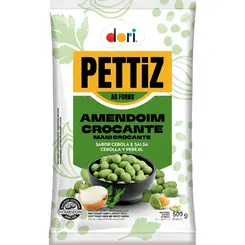 AMENDOIM PETTIZ CROCANTE CEBOLA E SALSA  500G