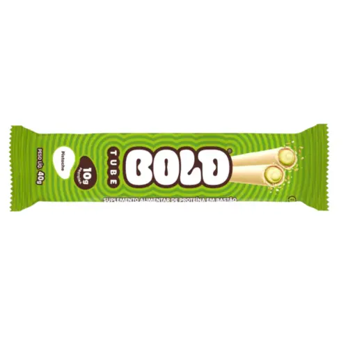 BARRA PROTEINA  BOLD TUBE PISTACHE  10G