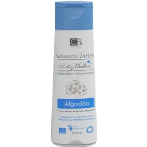 SABONETE ÍNTIMO BELLA MULHER ALGODÃO  200ML
