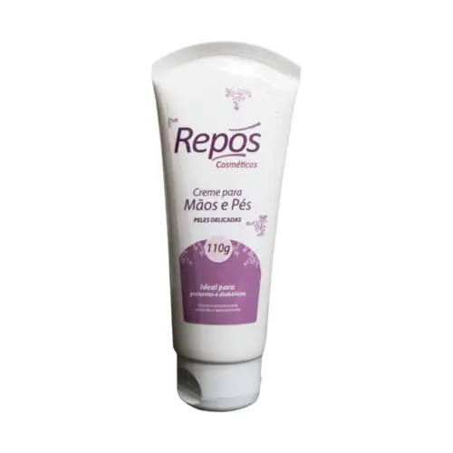 CREME PARA MÃOS E PÉS REPOS PELES DELICADAS 110G