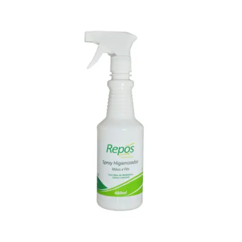 SPRAY HIGIENIZADOR PARA MÃOS E PÉS REPOS 480ML