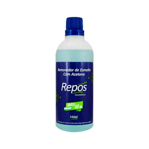 REMOVEDOR DE ESMALTE REPOS COM ACETONA 140ML