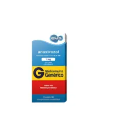 ANASTROZOL 1MG C/30 COMPIMIDOS REVESTIDOS EMS