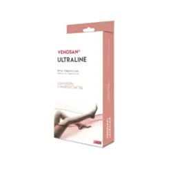 MEIA DE COMPRESSÃO VENOSAN ULTRALINE 4000 AD 20-30  G CURTA PÉ ABERTO  BEGE