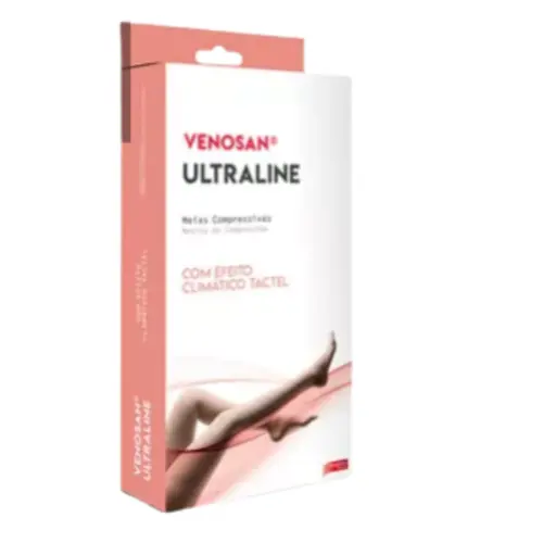 MEIA DE COMPRESSÃO VENOSAN ULTRALINE 4000 20-30  AD G  PÉ ABERTO BEGE