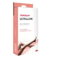 MEIA DE COMPRESSÃO VENOSAN ULTRALINE 4000 20-30  AD G  PÉ ABERTO BEGE