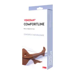 MEIA DE COMPRESSÃO VENOSAN COMFORTLINE 20-30  AD M LONGA PÉ ABERTO BEGE